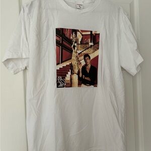 OVO Scarface Graphic Men’s T‑Shirt with Vintage Movie Print